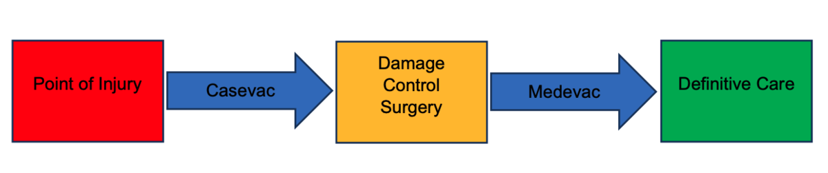 Figure 1. The Chain of Casualty Care